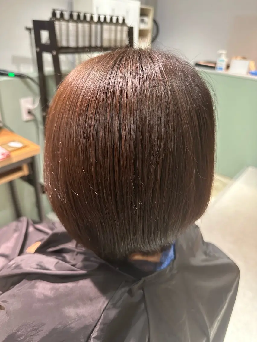 ショート パーマ カット ヘアカラー トリートメント BREK 袋井店のヘアスタイル