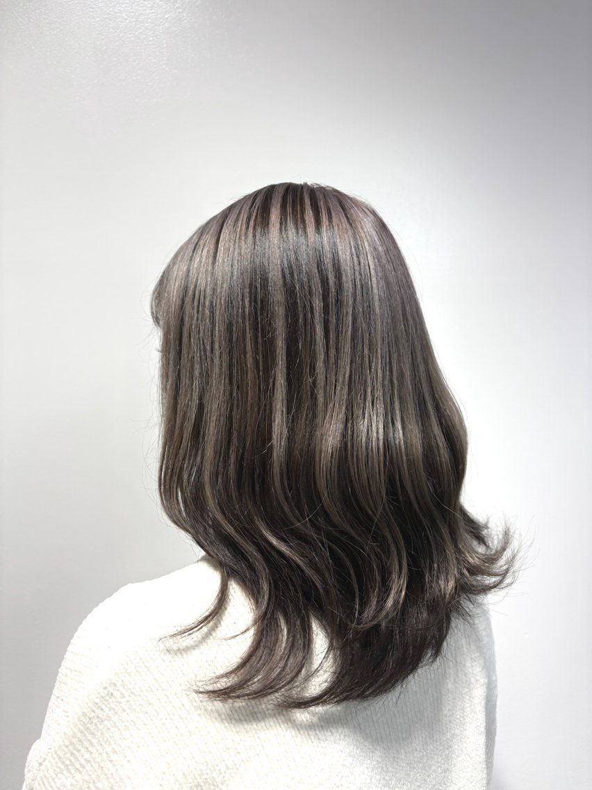 ミディアム ヤマグチ ミレイのヘアスタイル