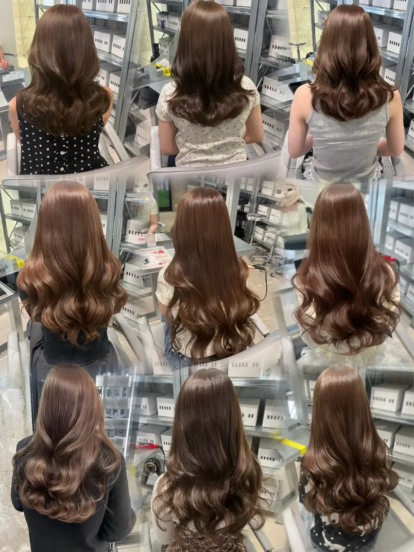 ロング カラー カット ヘアカラー トリートメント ダブルカラー/レイヤ ーカット 🤍ゆきなのヘアスタイル