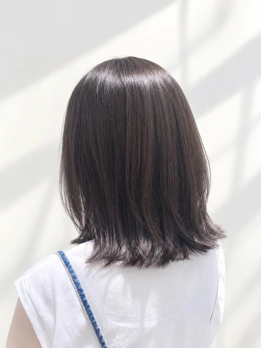 ミディアム カラー ヘアカラー トリートメント stair:case 🌱Fuka🌱🦖のヘアスタイル