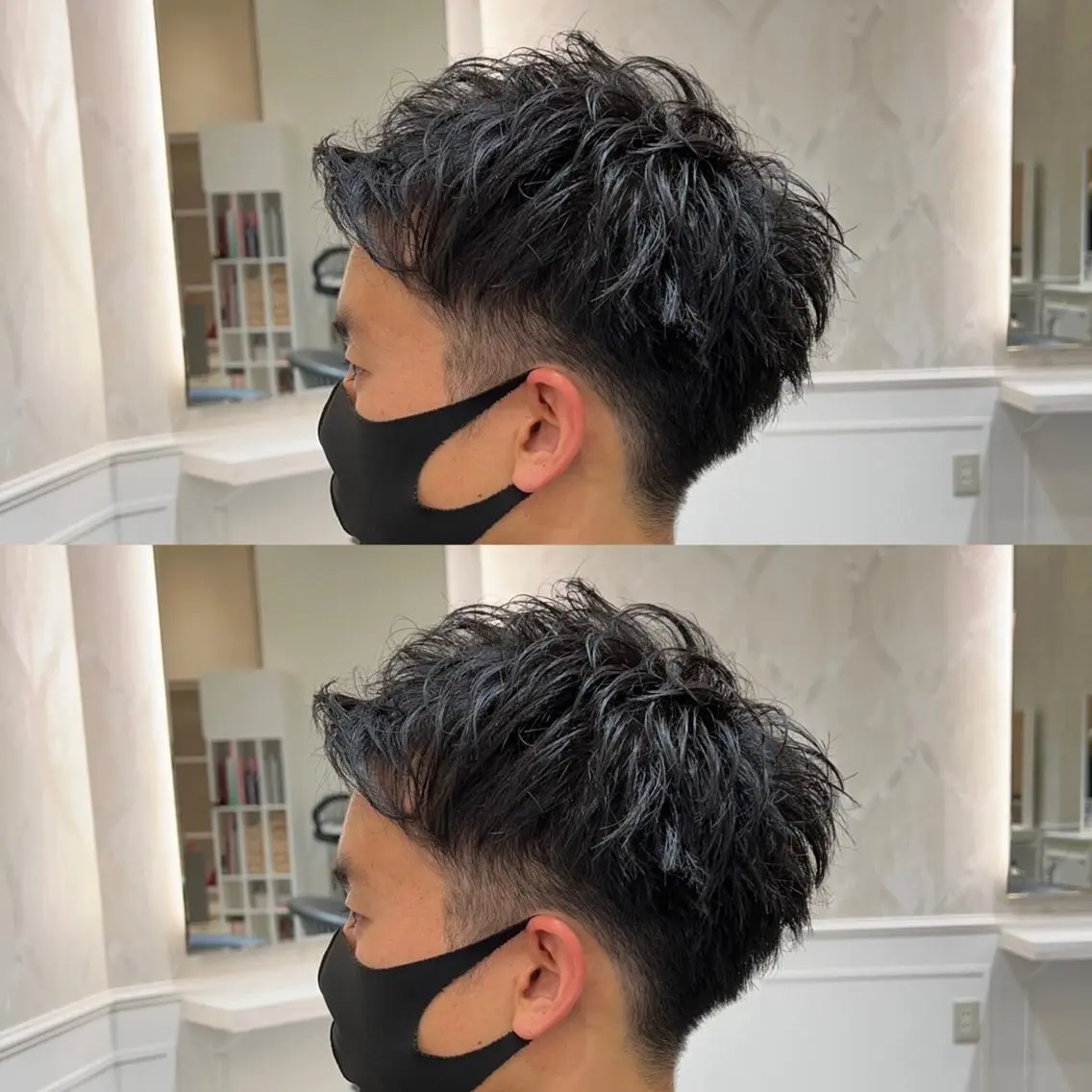 メンズ 梅田 カットモデル募集のヘアスタイル