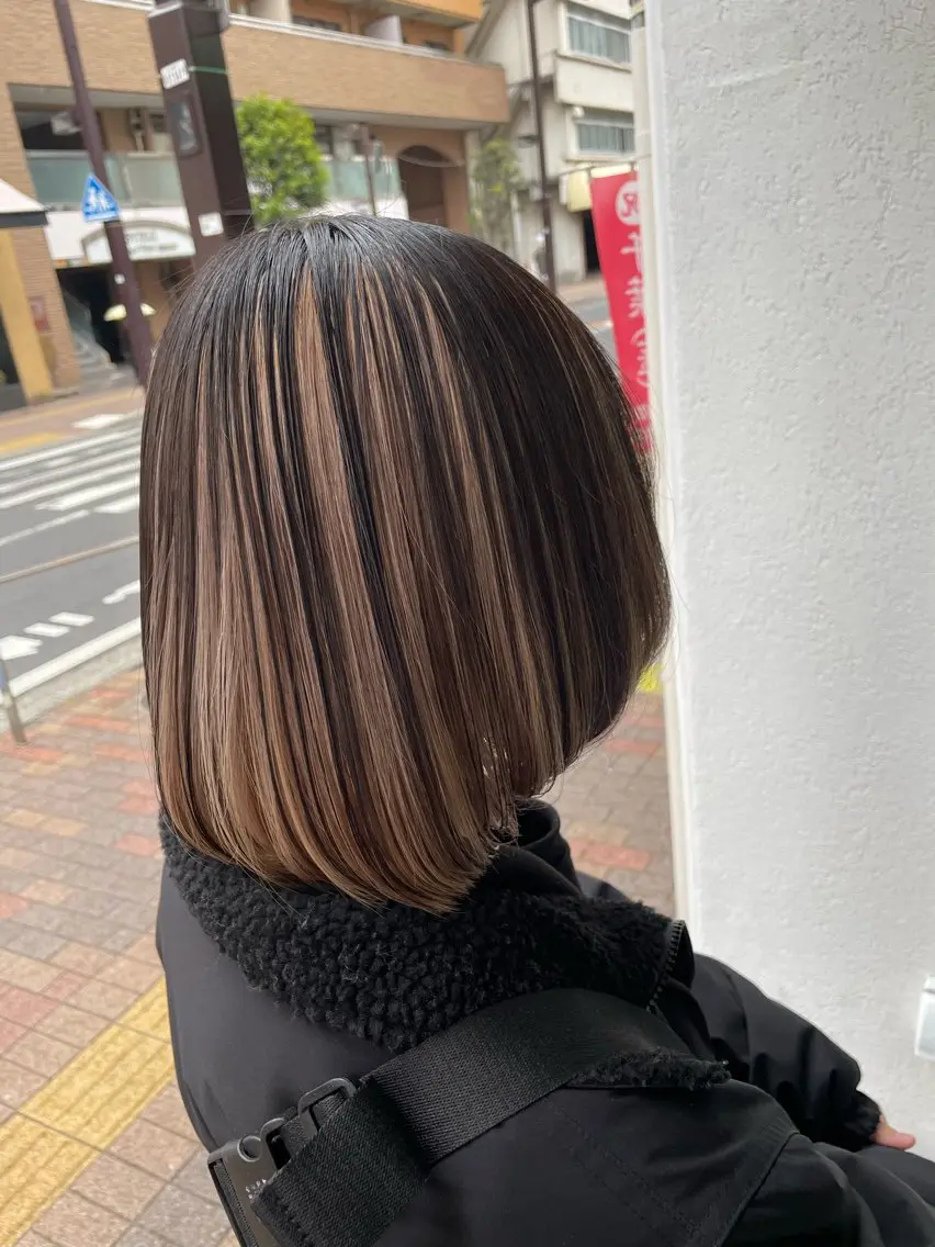 ミディアム カラー ヘアカラー CoCooN amiのヘアスタイル
