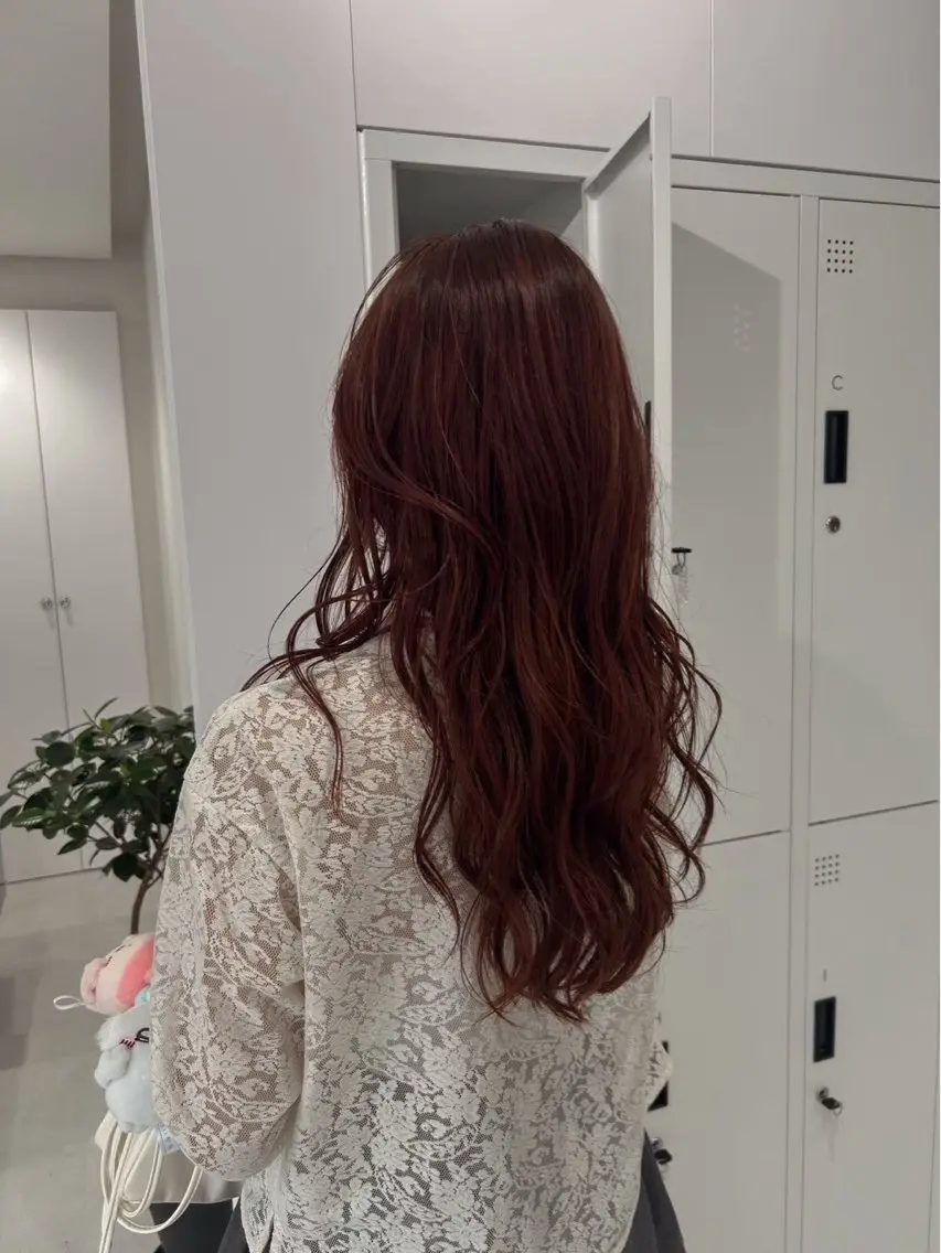 ロング ヘアカラー トリートメント ヘアセット Senri お洒落ヘア/経堂のヘアスタイル