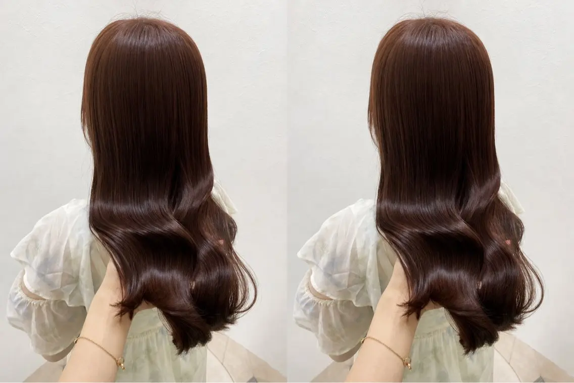 ロング カット ヘアカラー Rinka🌷🩶 グレージュカラー🫧のヘアスタイル