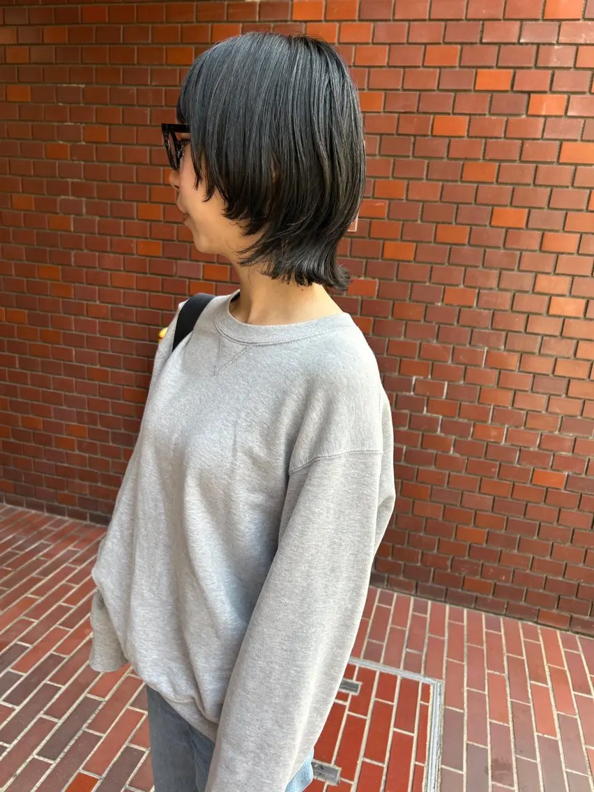 ショート ウルフカット カット ヘッドスパ ayane⭐️ボブ・ ショート・パーマのヘアスタイル
