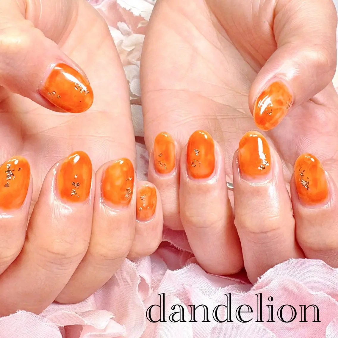 ネイル ハンドネイル ハンドケア dandelion ダンデライオンのネイルデザイン