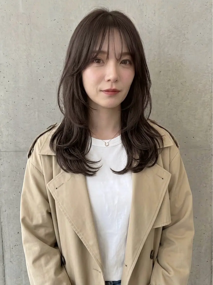 セミロング 宝塚南口徒歩2分 ルイスのヘアスタイル