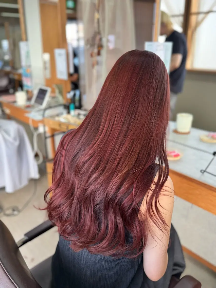 ロング カラー カノエ出雲店 水上海輝のヘアスタイル