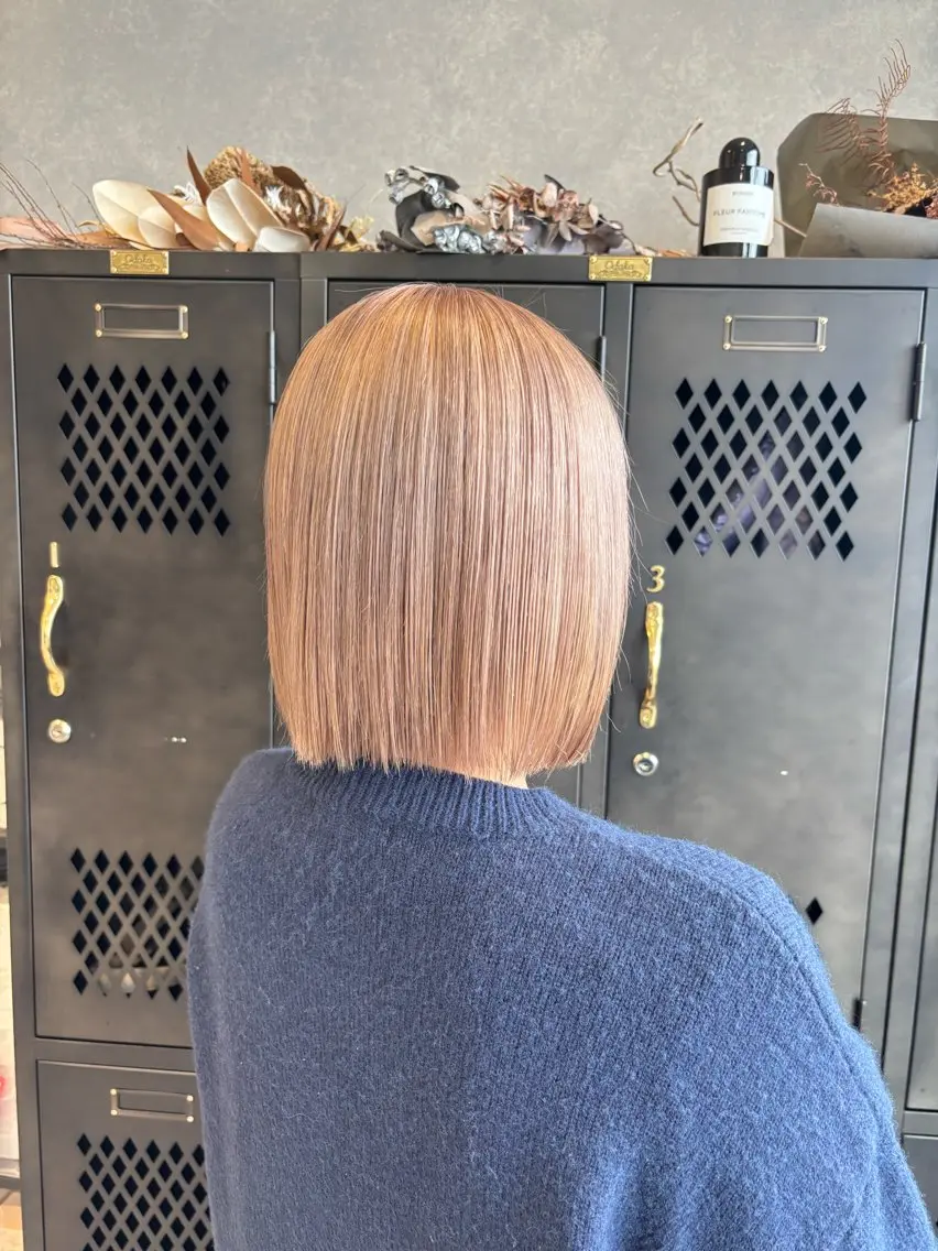カラー 心美/ブリーチなし 透明感カラーのヘアスタイル