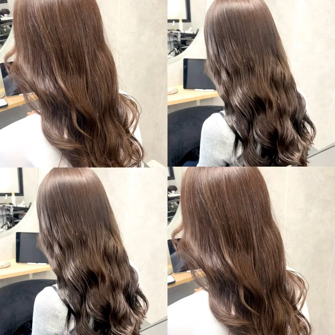 セミロング カット ヘアカラー トリートメント 透明感カラー/レイヤ ー/顔まわり/辻部のヘアスタイル