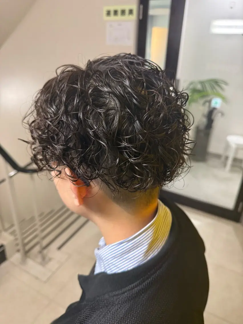 ショート パーマ スパイラルパーマ カット パーマ カ ズ サ ✴︎のヘアスタイル