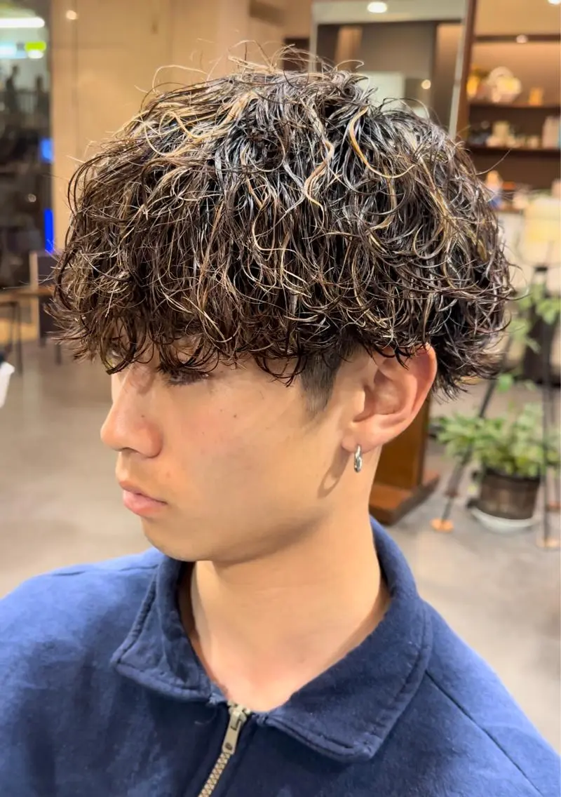 パーマのダメージが気になる方に!ケアパーマ¥11000〜の写真