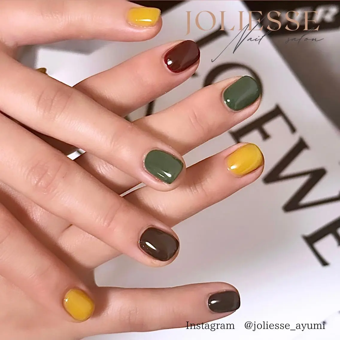 ネイル ワンカラーネイル ハンドネイル JOLIESSE Ayumiのネイルデザイン