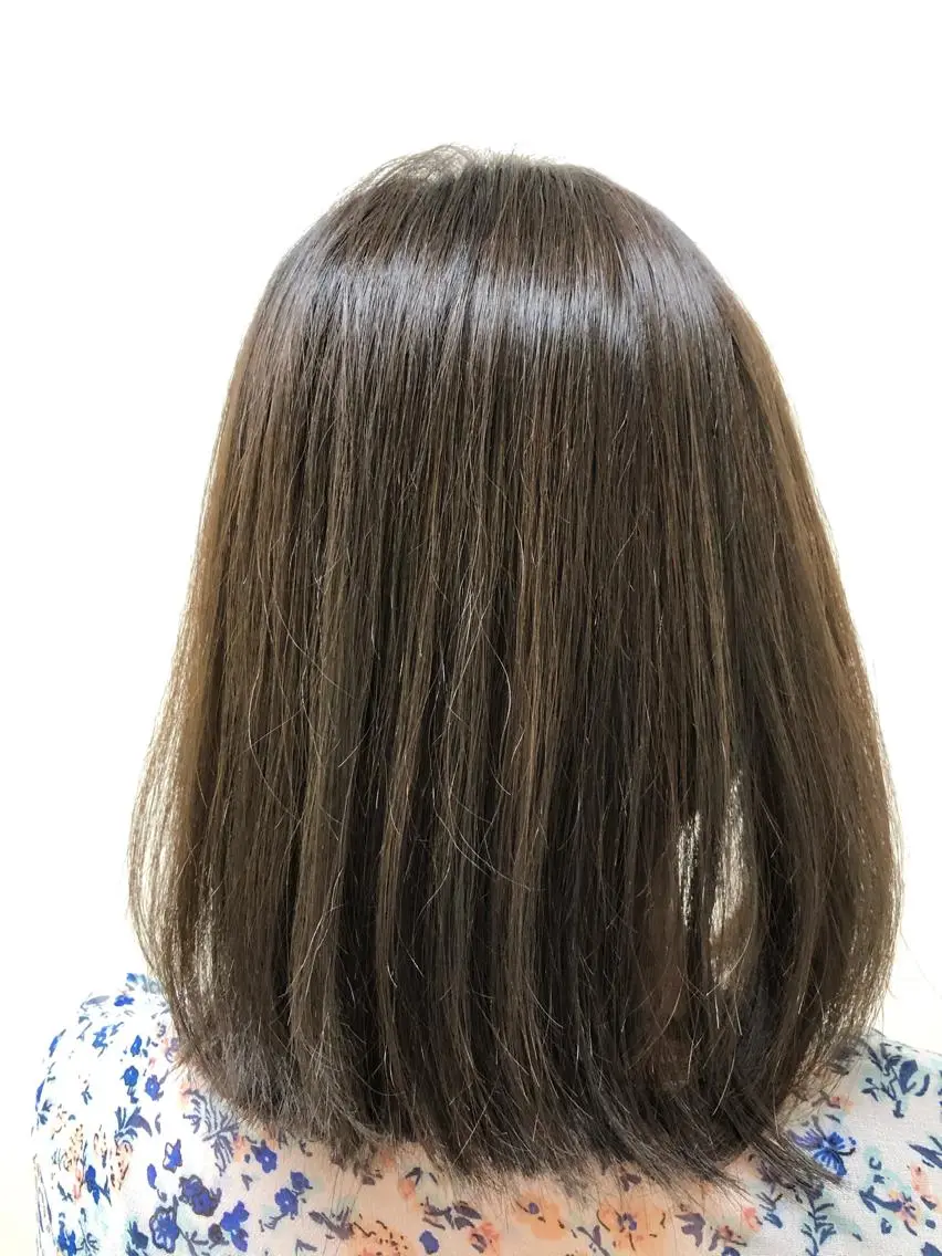 透明感カラー🎨+カット💇2ステップトリートメントの写真