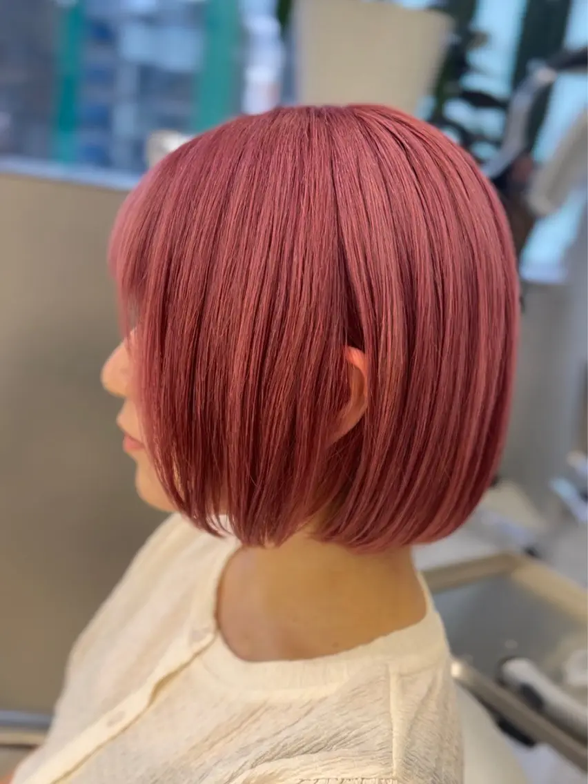 ミディアム カラー カット ヘアカラー トリートメント ヘッドスパ 最高級髪質改善🥇 小玉美菜のヘアスタイル