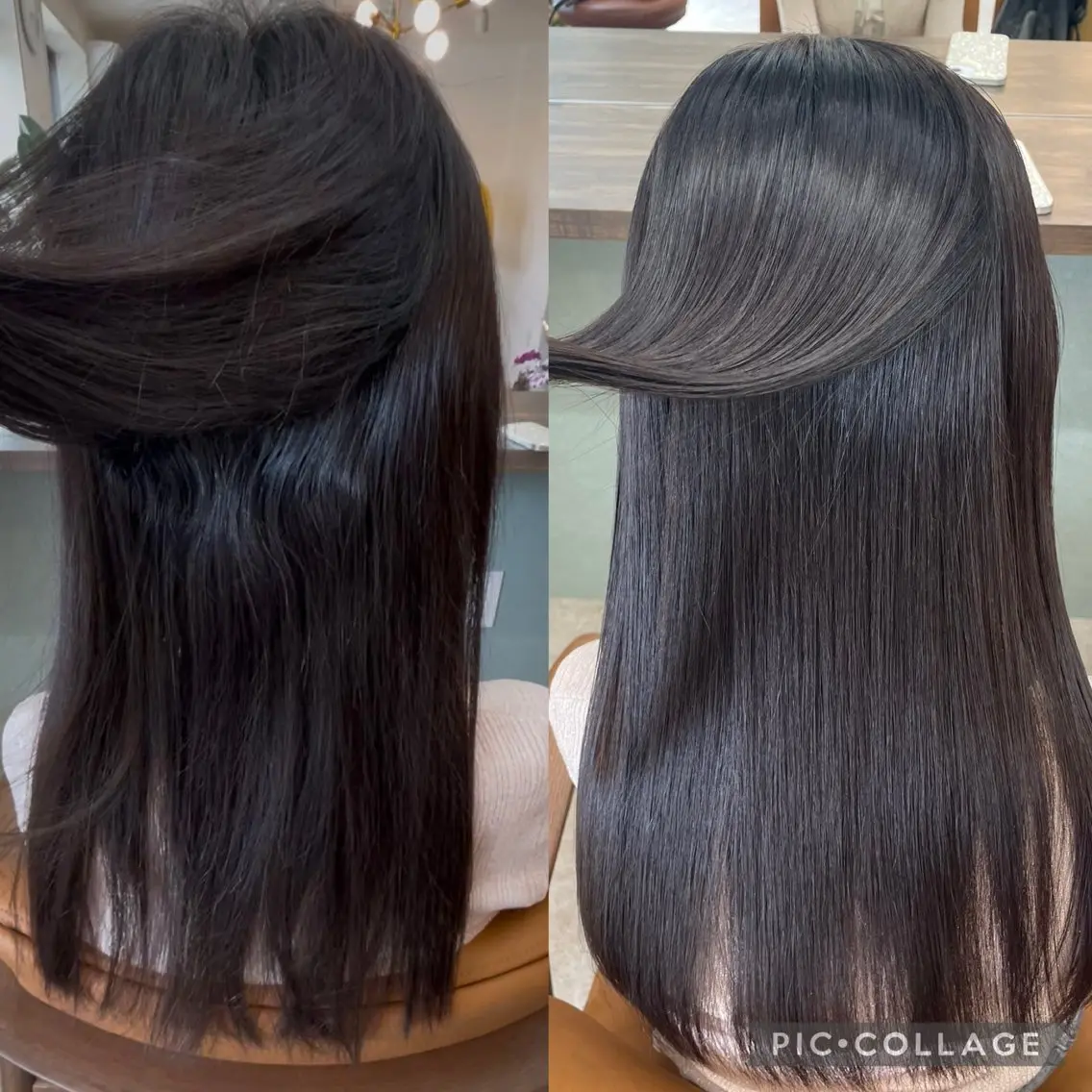 ロング 縮毛矯正 吉本 美希のヘアスタイル