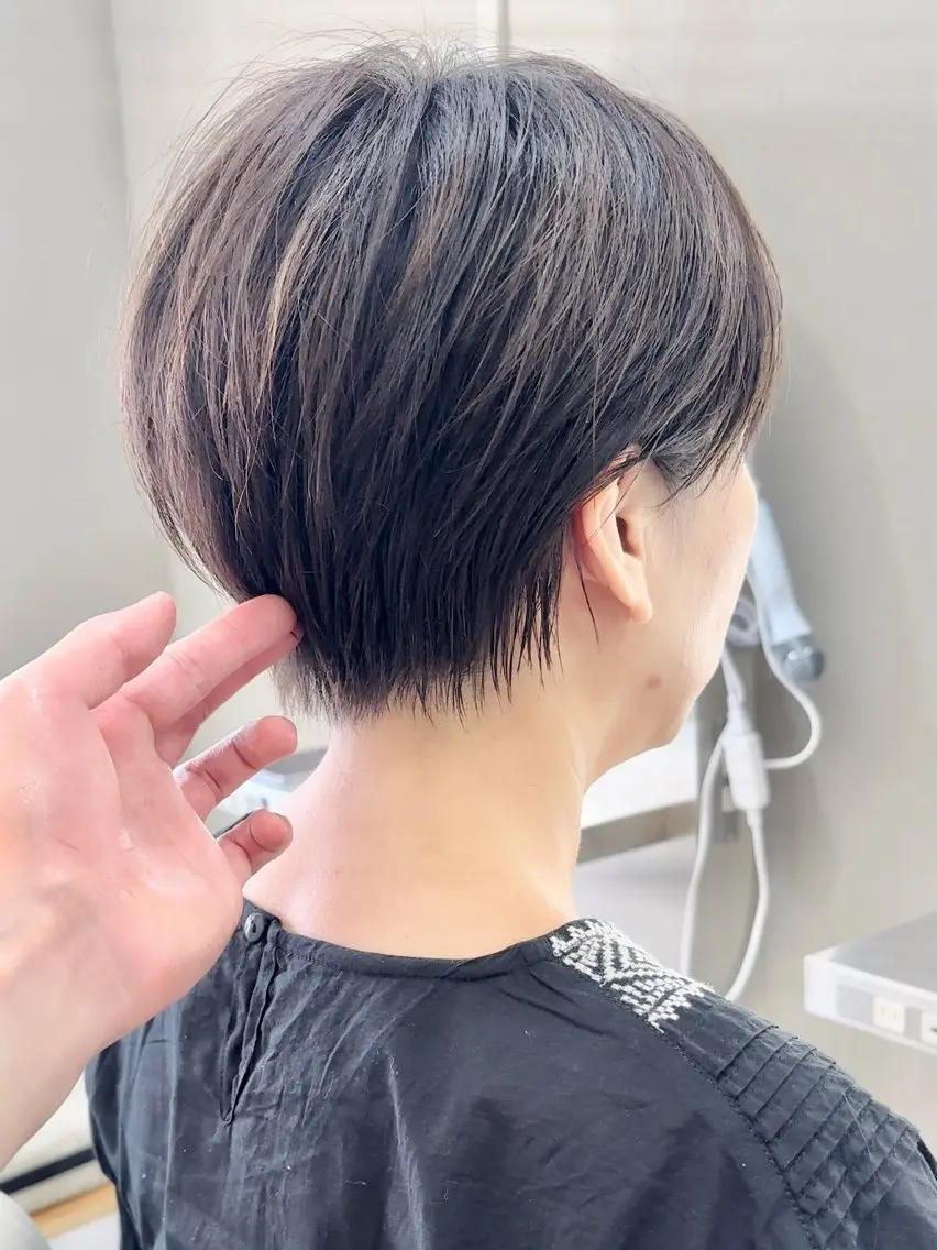 ショート カラー カット ヘアカラー ショート/レイヤー /札幌/小山内のヘアスタイル
