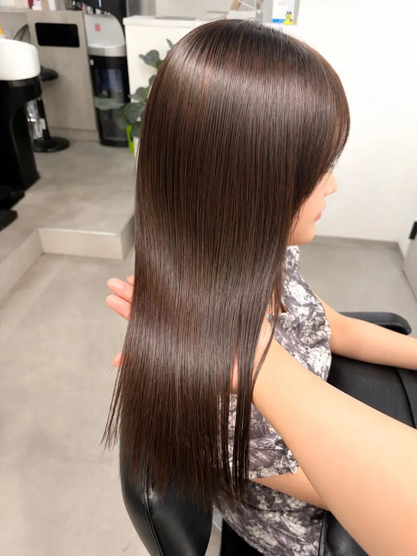 ロング カラー ヘアカラー トリートメント 🌸インナーカラー 🌸藤井春華のヘアスタイル