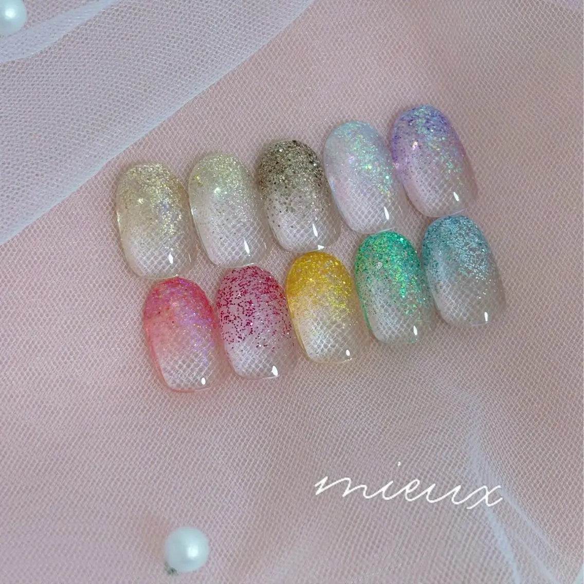ネイル フットネイル nailsalon mieuxのネイルデザイン