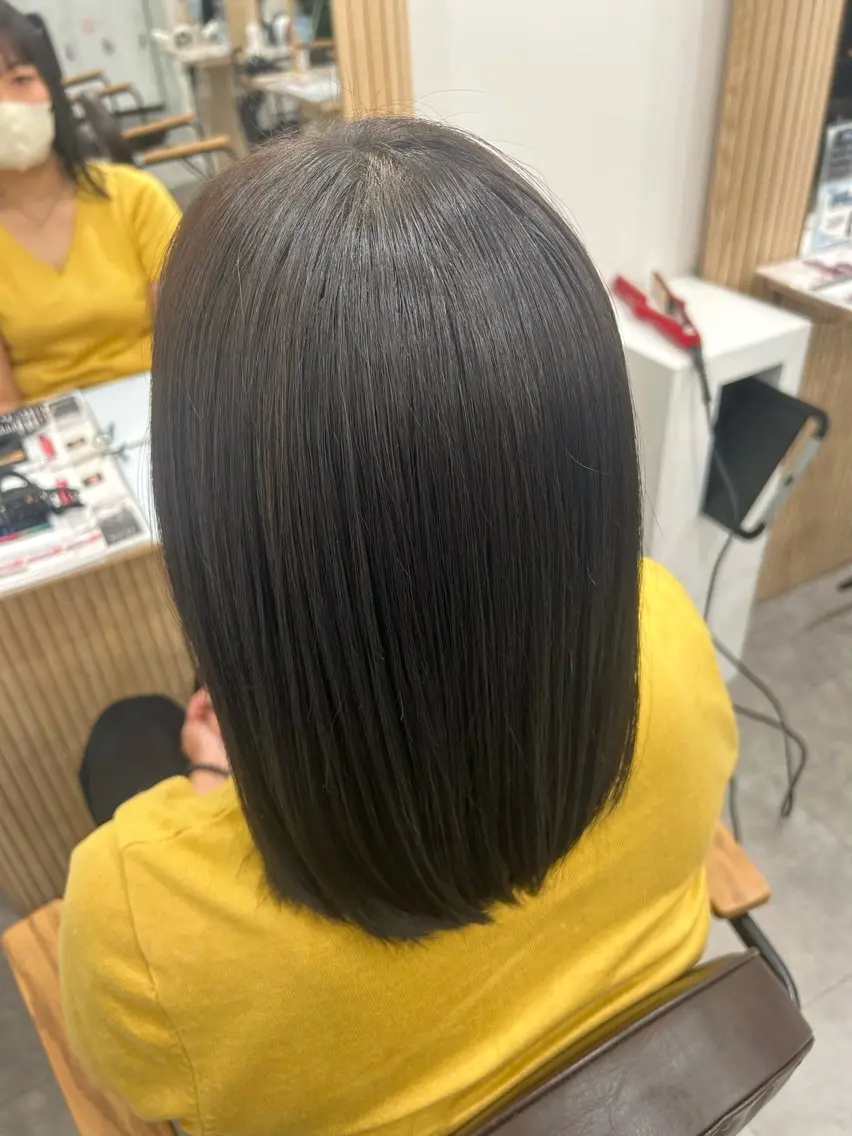 おしゃれ染めカラー🩵の写真