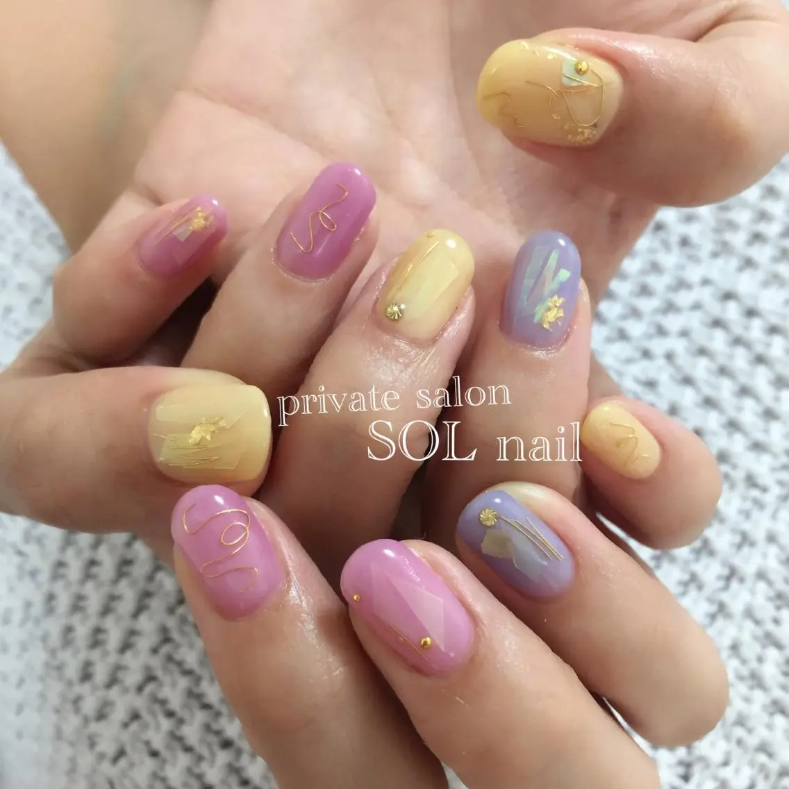 ネイル ハンドネイル SOL NAILのネイルデザイン