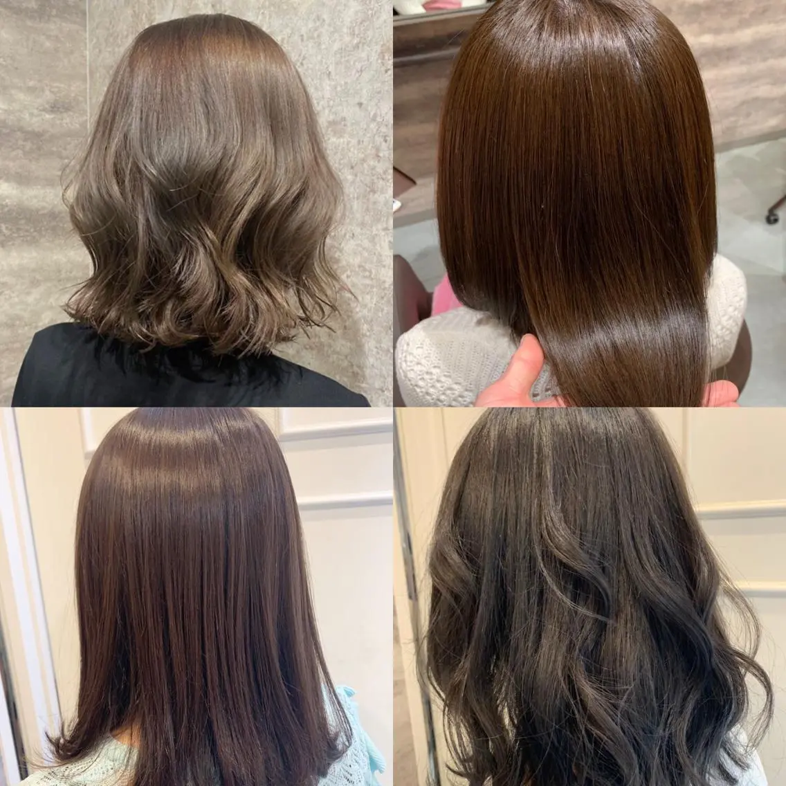 ミディアム カラー ヘアカラー 🫟Blanco🫟 Color&Careのヘアスタイル