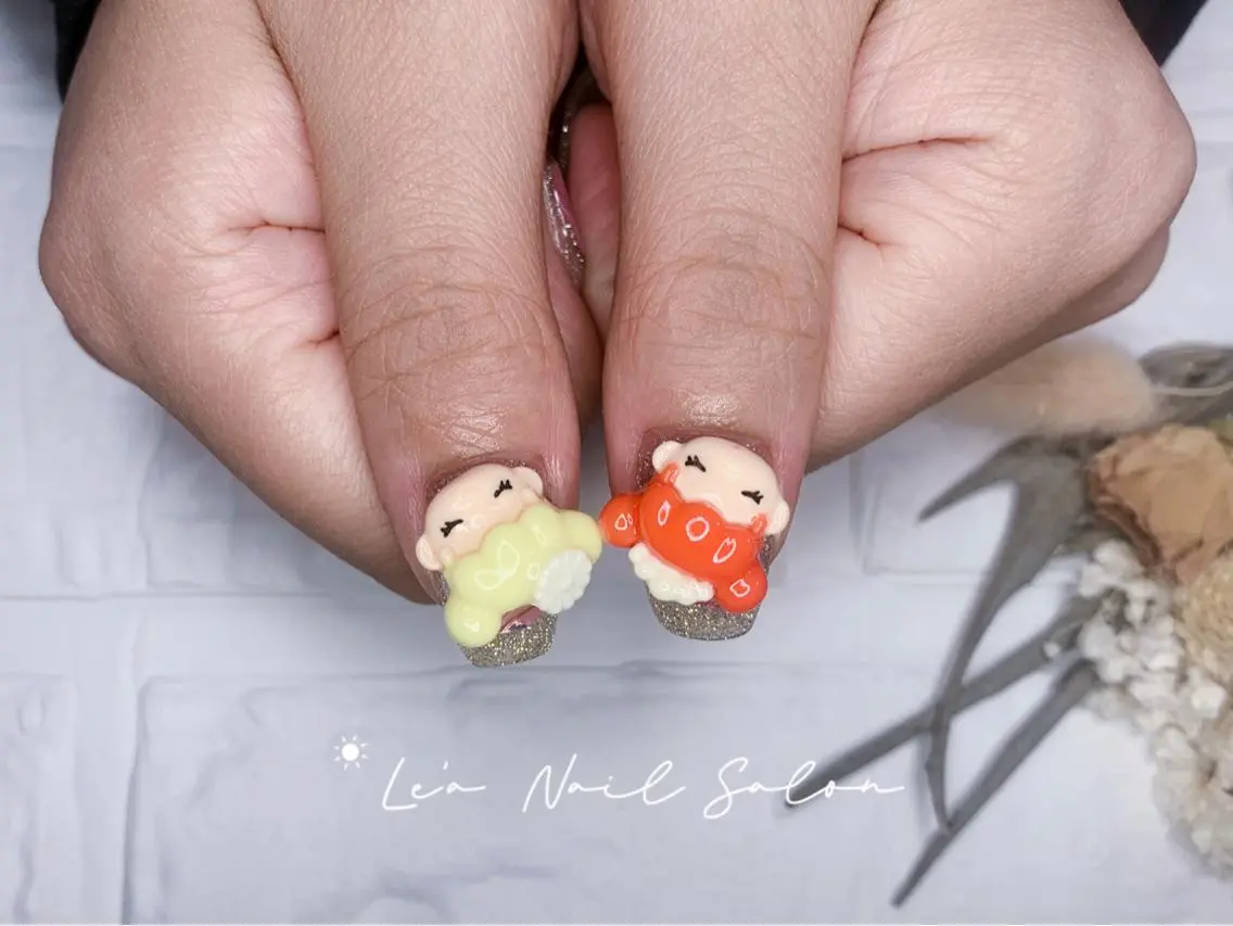 ショート カラー ネイル Le’a NailSalonのネイルデザイン