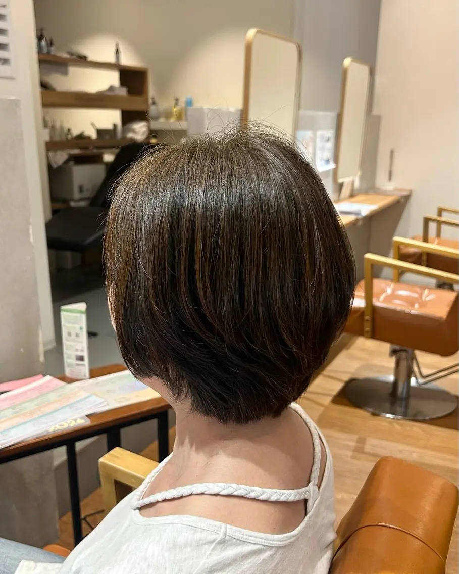 ショート ショートボブ ボブ ショートヘア カット 櫻井 優希のヘアスタイル