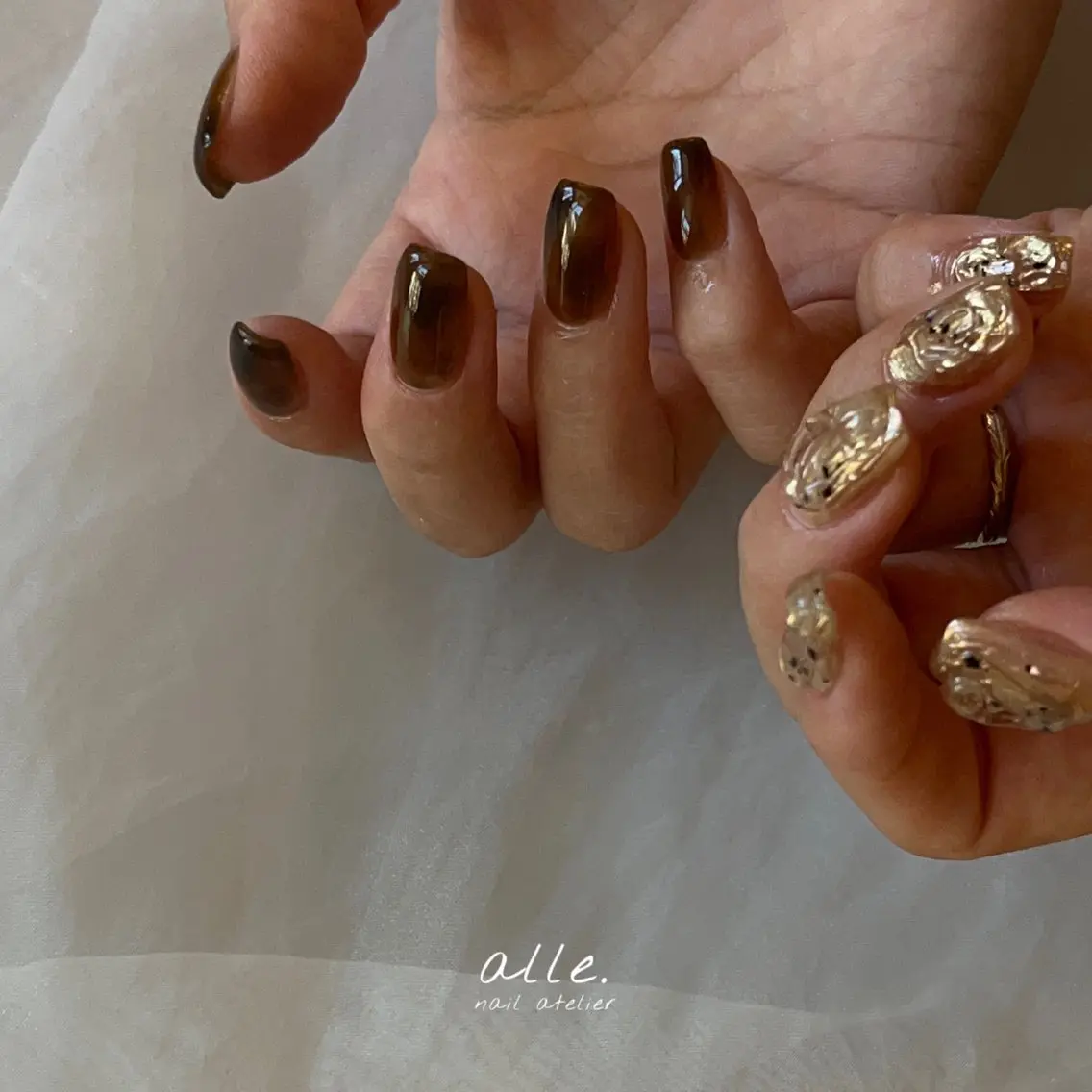 ネイル ハンドネイル atelier alle.のネイルデザイン