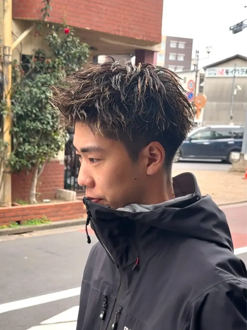 ショート パーマ メンズ メンズの悩み解決専門 柏パーマ職人/曽我尾のヘアスタイル