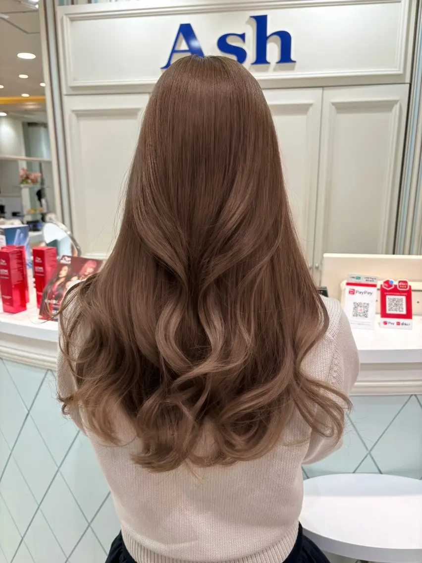 ロング カット ヘアカラー トリートメント ♡大人カワイイ hair♡徳井はやとのヘアスタイル
