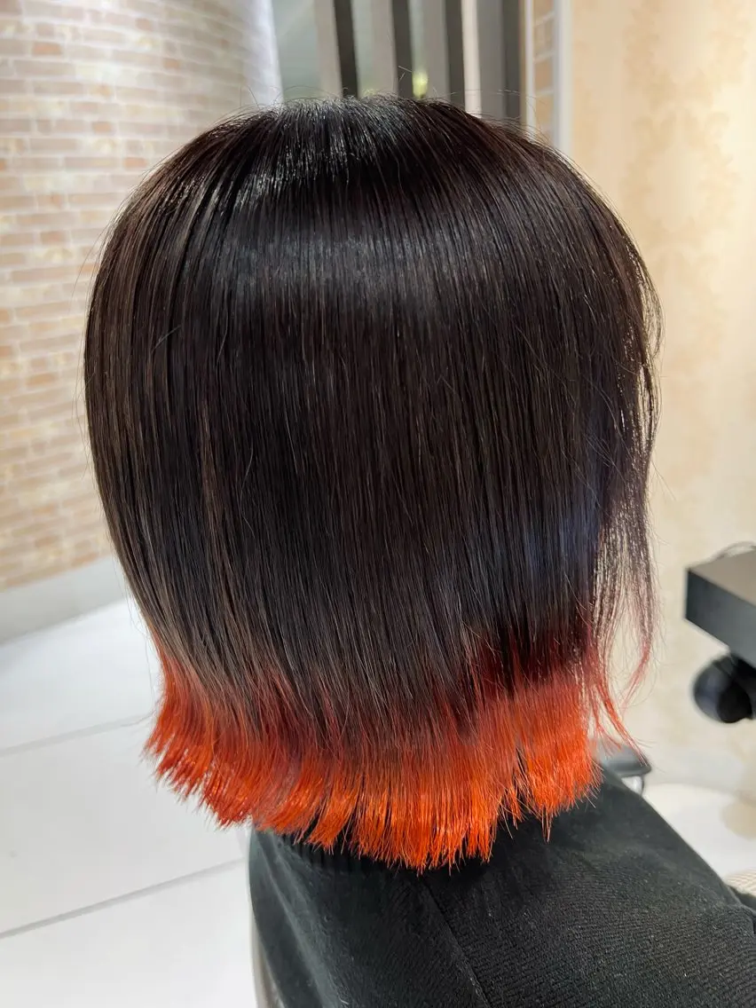 ミディアム カラー 髪質改善×ハイトーン ✨倉持のヘアスタイル