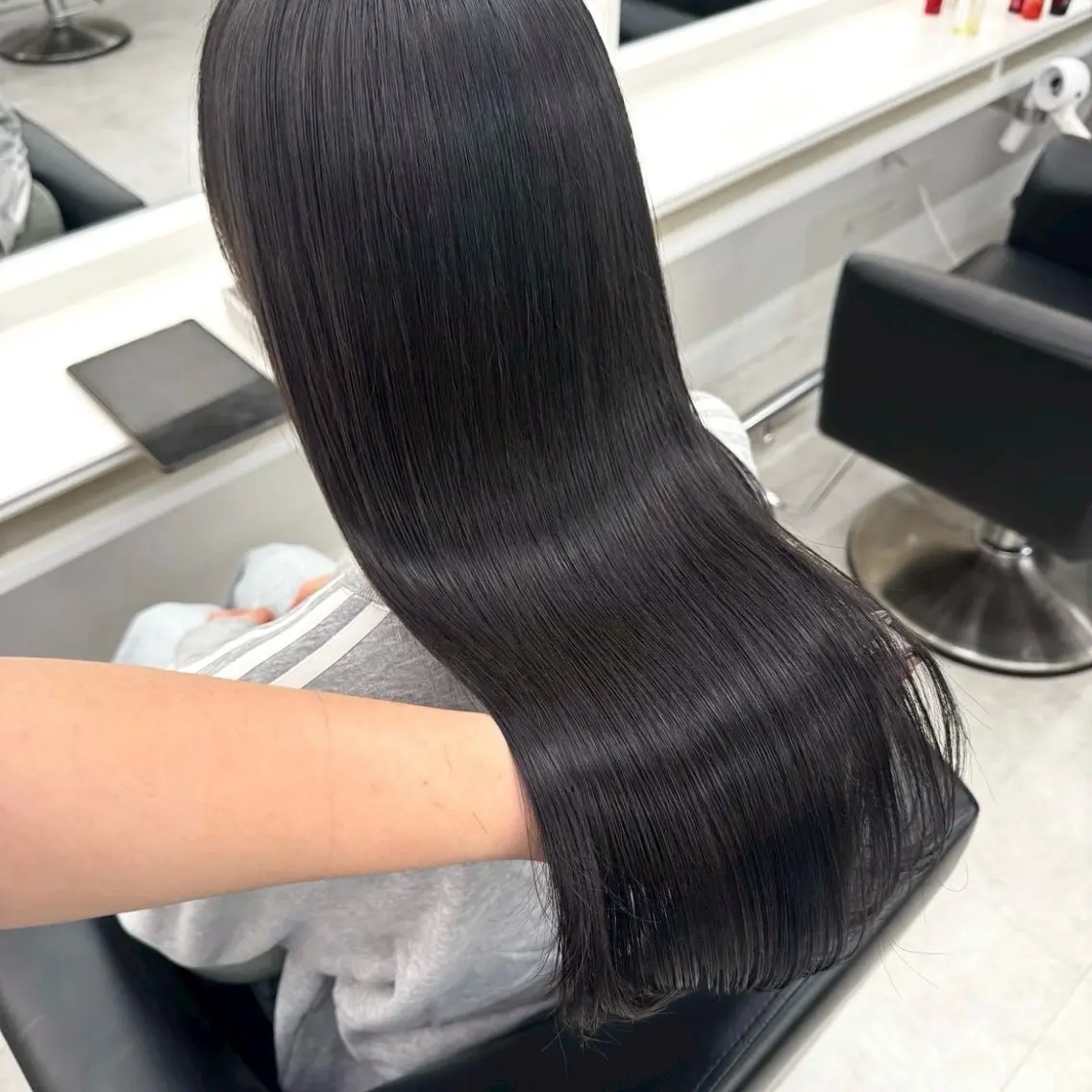 ロング カラー ヘアカラー トリートメント Parve Mix 森 美遥🩶⛓️のヘアスタイル
