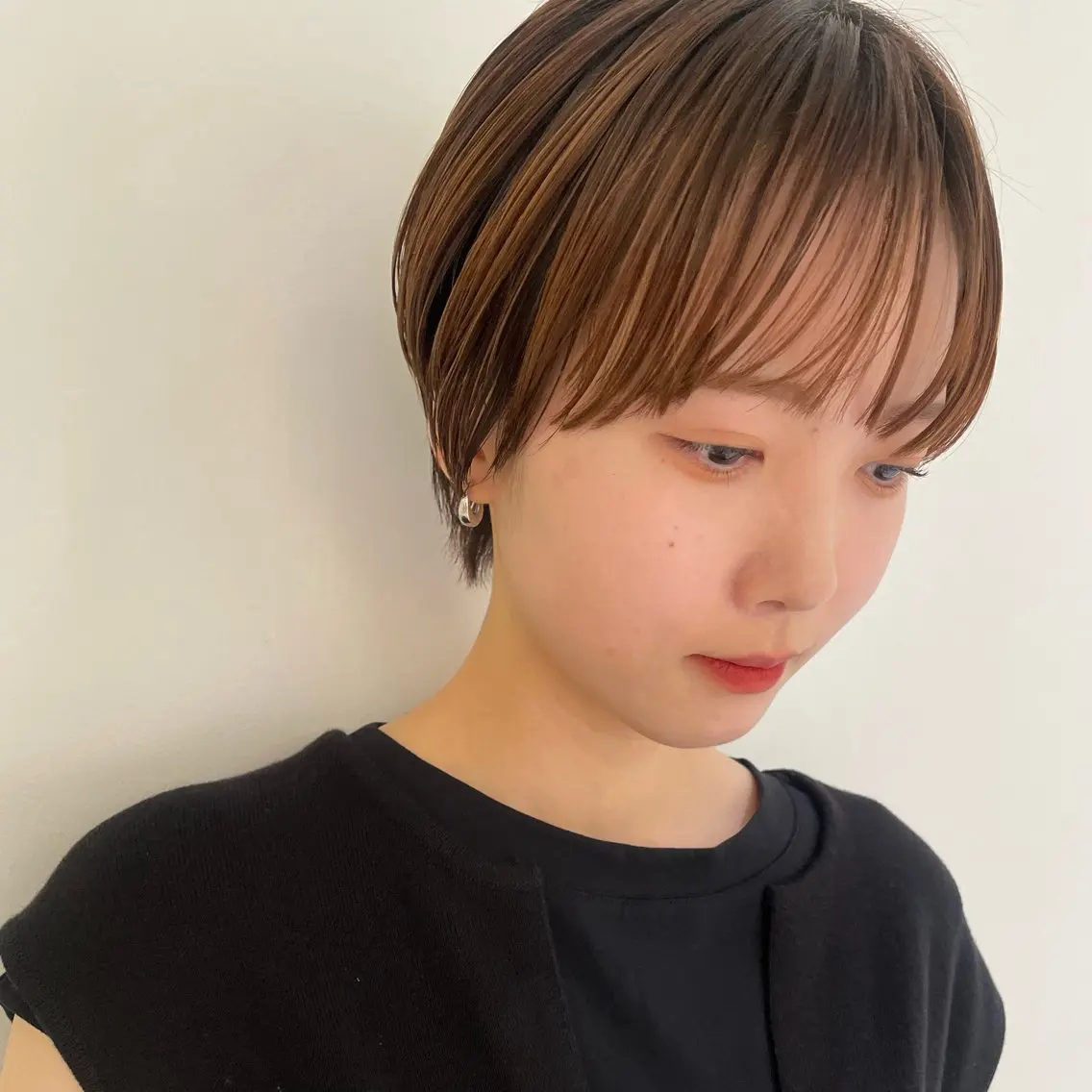 ショート カラー 【吉祥寺】ショート/ レイヤーボブ/ryoのヘアスタイル