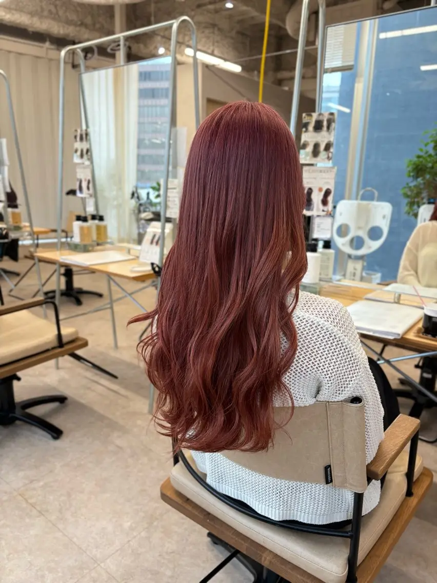 ロング ヘアカラー 艶感カラー🫧三浦 衣織のヘアスタイル