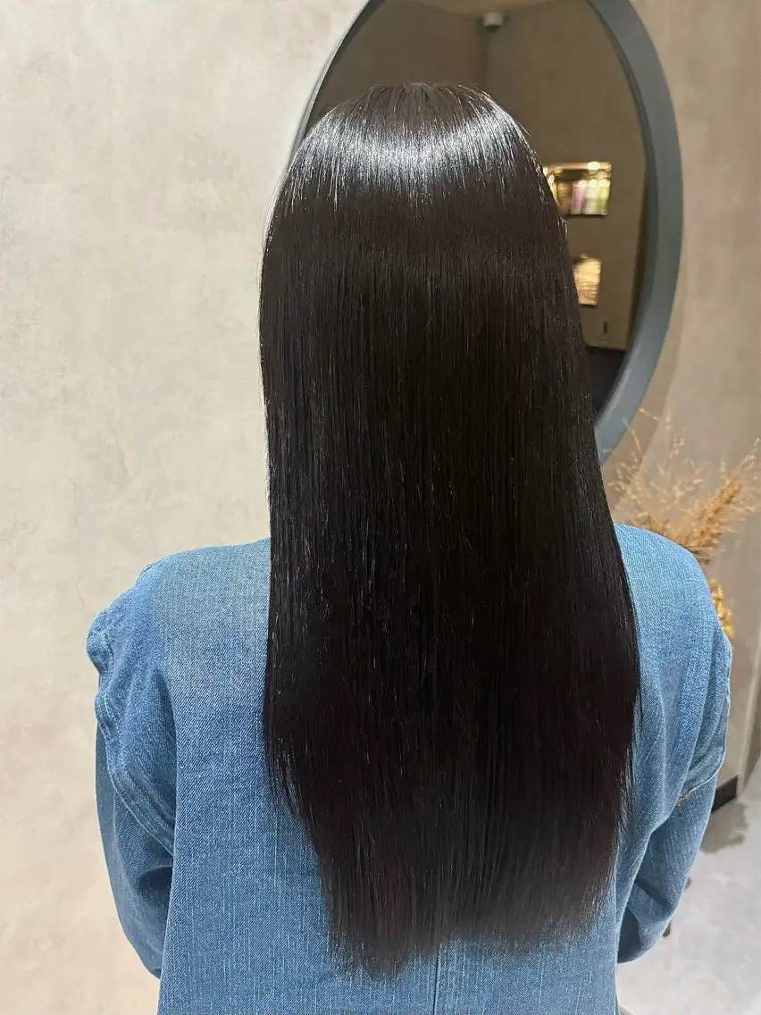 ロング カラー ヘアカラー トリートメント 《.Xian》 アカリ/艶髪カラーのヘアスタイル