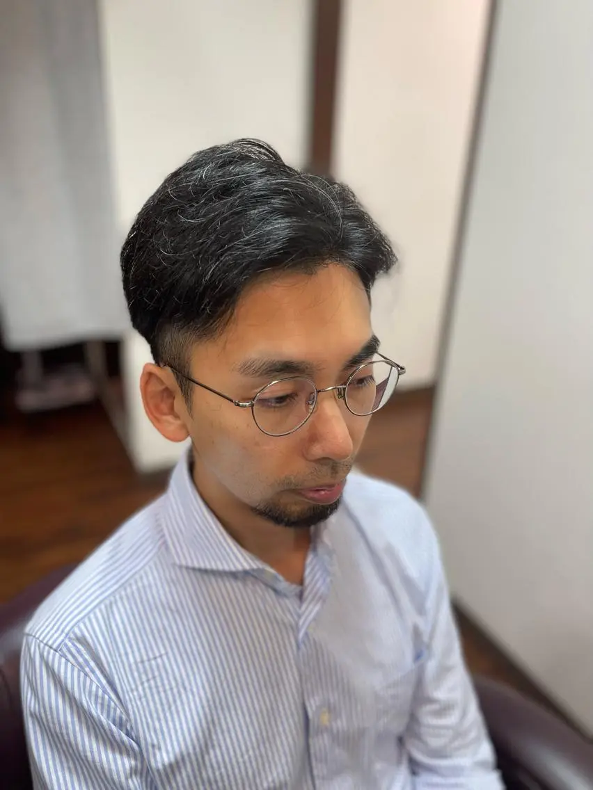 メンズカット✂︎✪ &セットシャンプー込み/学生/就活カット大歓迎!/ビジネススタイル/ショート/2ブロックの写真
