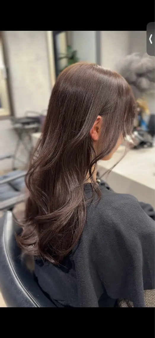 セミロング カット ヘアカラー トリートメント レイヤー/柔らカラー /ゆたのヘアスタイル