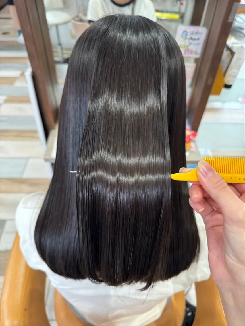 🌼似合わせカット＋超高濃度水素入りストレート✨の写真