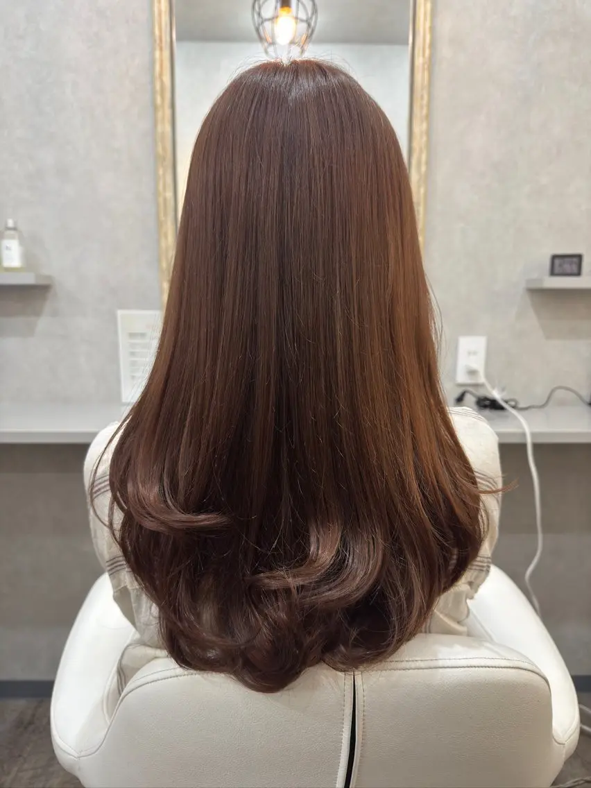 ロング 中本 璃空のヘアスタイル