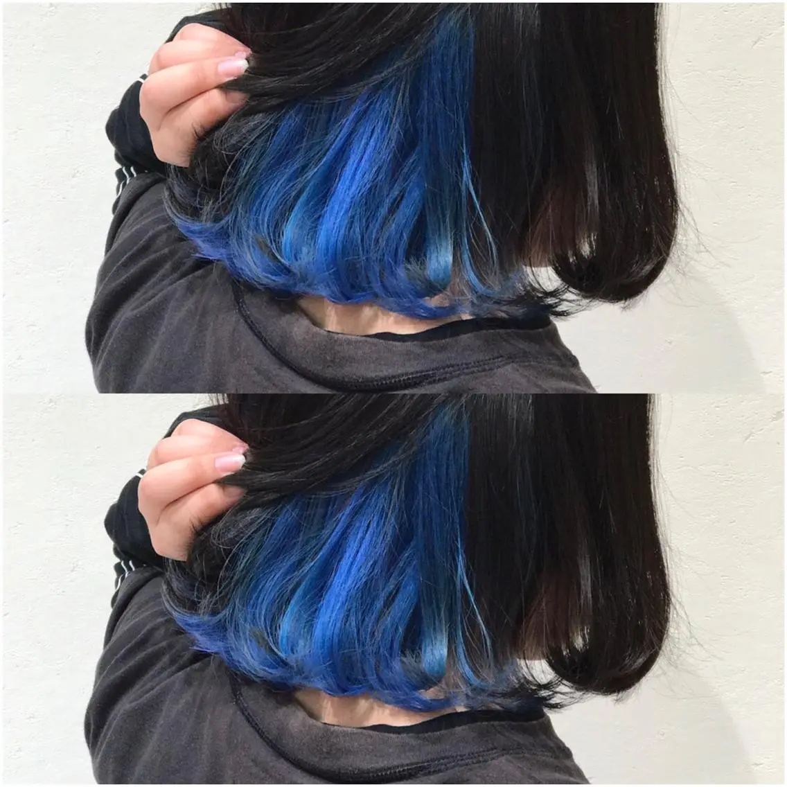 ショート カラー ブルーカラー インナーカラー circus by KENJE 町田店のヘアスタイル