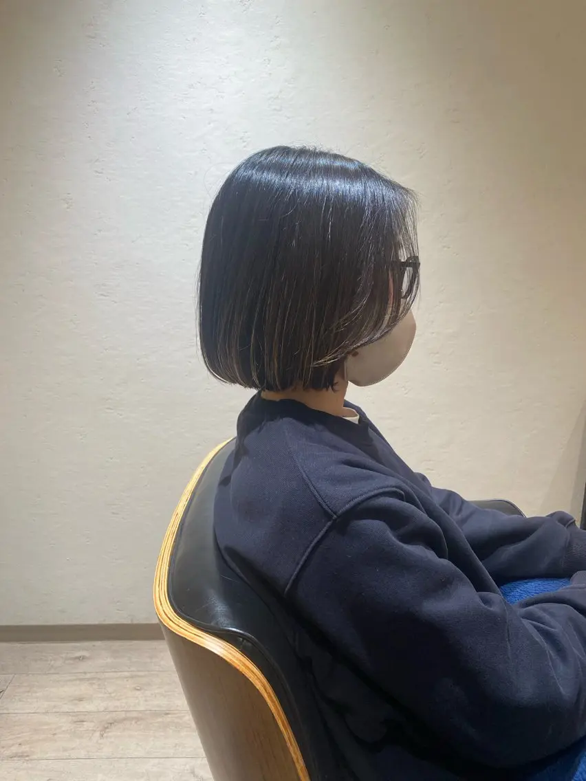 ショート ボブ 韓国風ヘア 中村 莉子のヘアスタイル