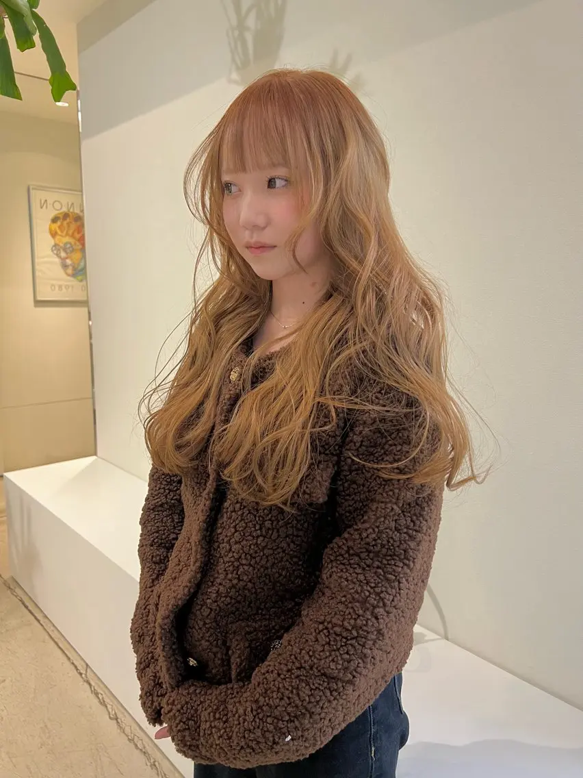 【ミニモ限定】前髪カット+ヘアカラー👱🏻♀️🩵の写真