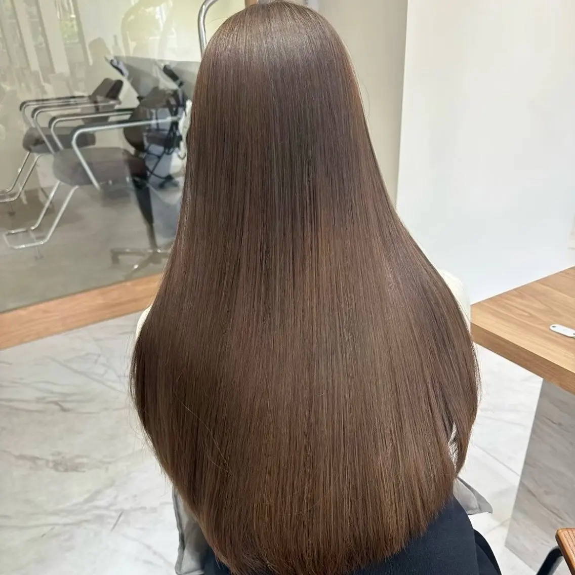 カラー ヘアカラー トリートメント チョコカラー🤎 韓国風/MIHOのヘアスタイル