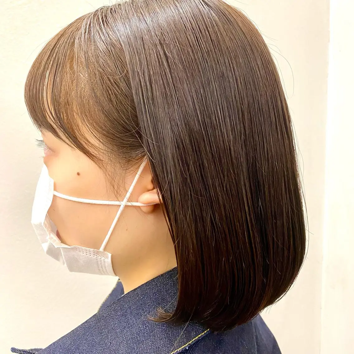 ショート カラー 似合わせレイヤー/ ケアパーマ/高倉のヘアスタイル
