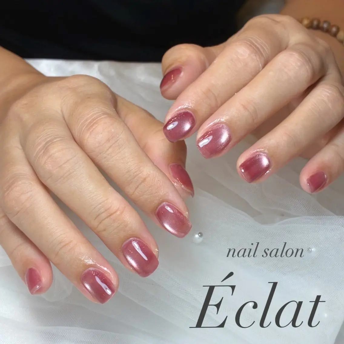 ネイル マグネットネイル ハンドネイル nail salon Éclatのネイルデザイン