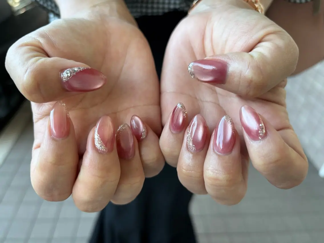 ネイル キラキラネイル N° nail_ fuyukaのネイルデザイン