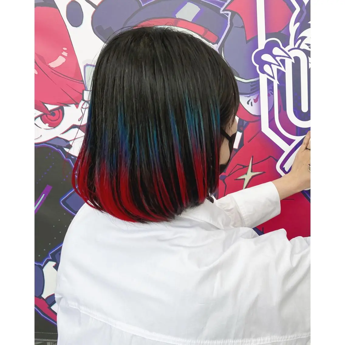 ショート カラー グラデーションカラー ツートーンカラー 推しカラー✨ オタク美容師ユウカのヘアスタイル