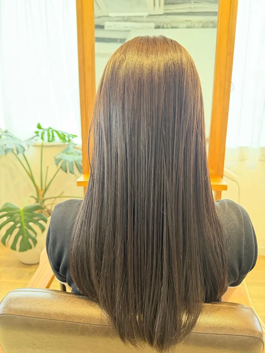 ロング カラー RENA｜透明感 カラー×癒しスパのヘアスタイル