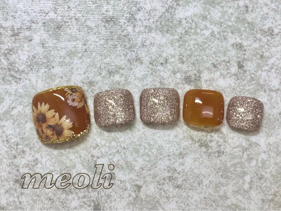 ネイル フットネイル nail salon meoli メグのネイルデザイン